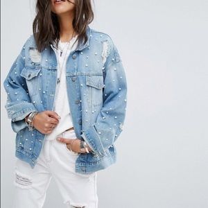free people denim jacket